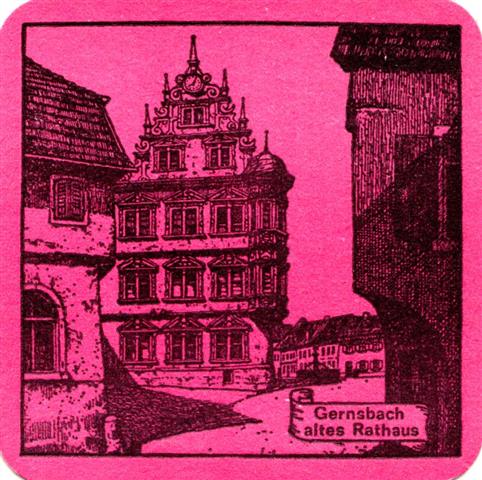 gernsbach ra-bw gerns altstadt 1b (quad185-altes rathaus-schwarzrot)